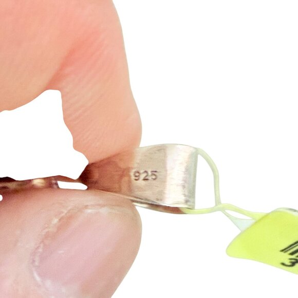 Orthoceras Fossil Pendant With Sterling Silver 925 Bail - Picture 5 of 7